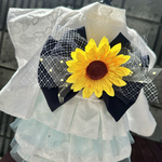 【限定1枚】現品SALE♡蝶刺繍フリル浴衣♡サイズが合えばお買い得U^ェ^Uトイプードルチワワチワックスマルチーズヨーキーヨークシャテリアポメプーポメラニアンミニチュアダックスマルプー