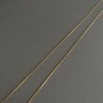 [ 3本 ] スネーク 45cm + 5cm × 0.9mm [ ゴールド ] スネークチェーン サージカルステンレス  ネックレス アジャスター アレルギー対応  p-2119206G-3