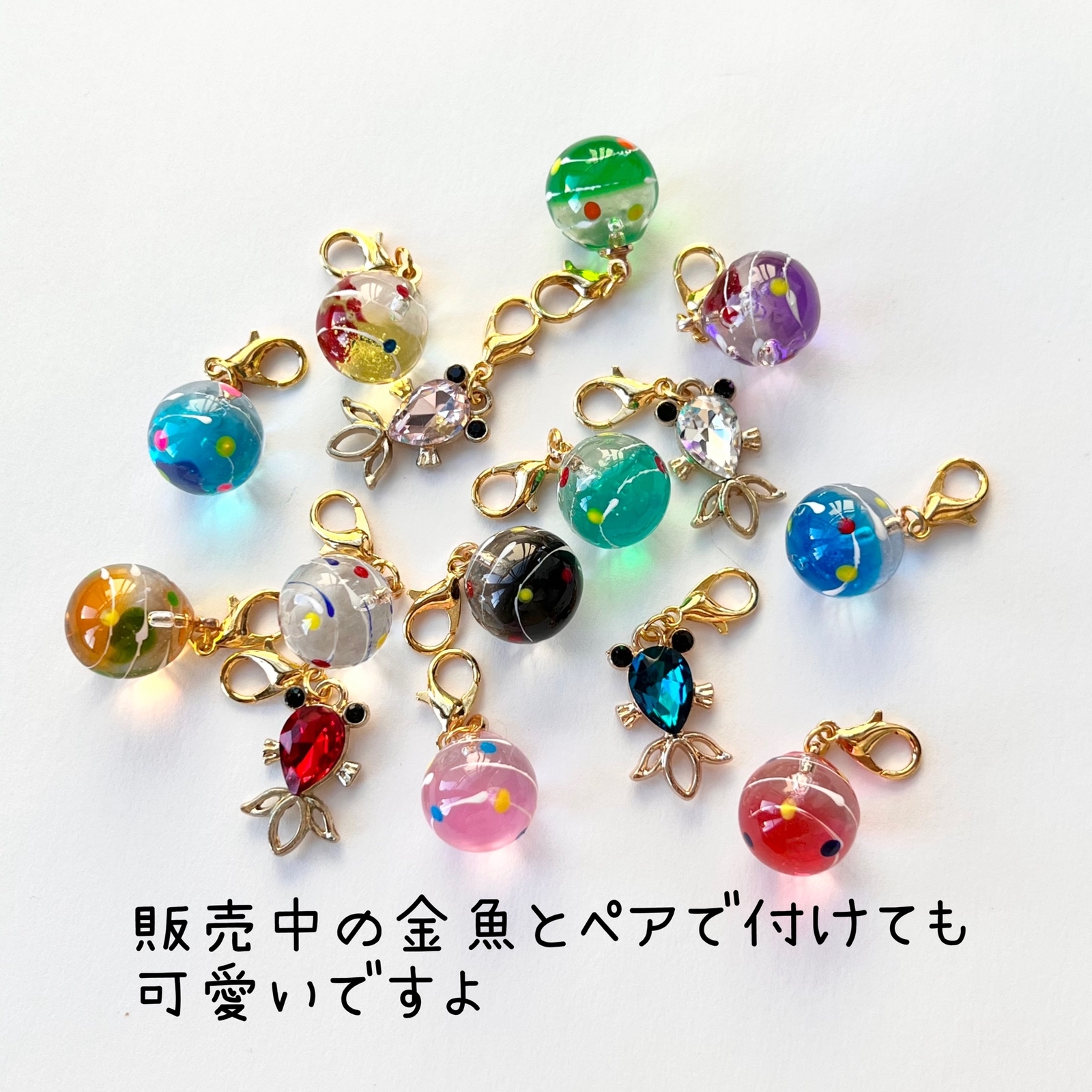 ヨーヨー (水風船) チャーム ストラップ グラデーション