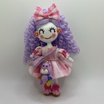 ハンドメイドドールチャーム　バックチャーム　お人形