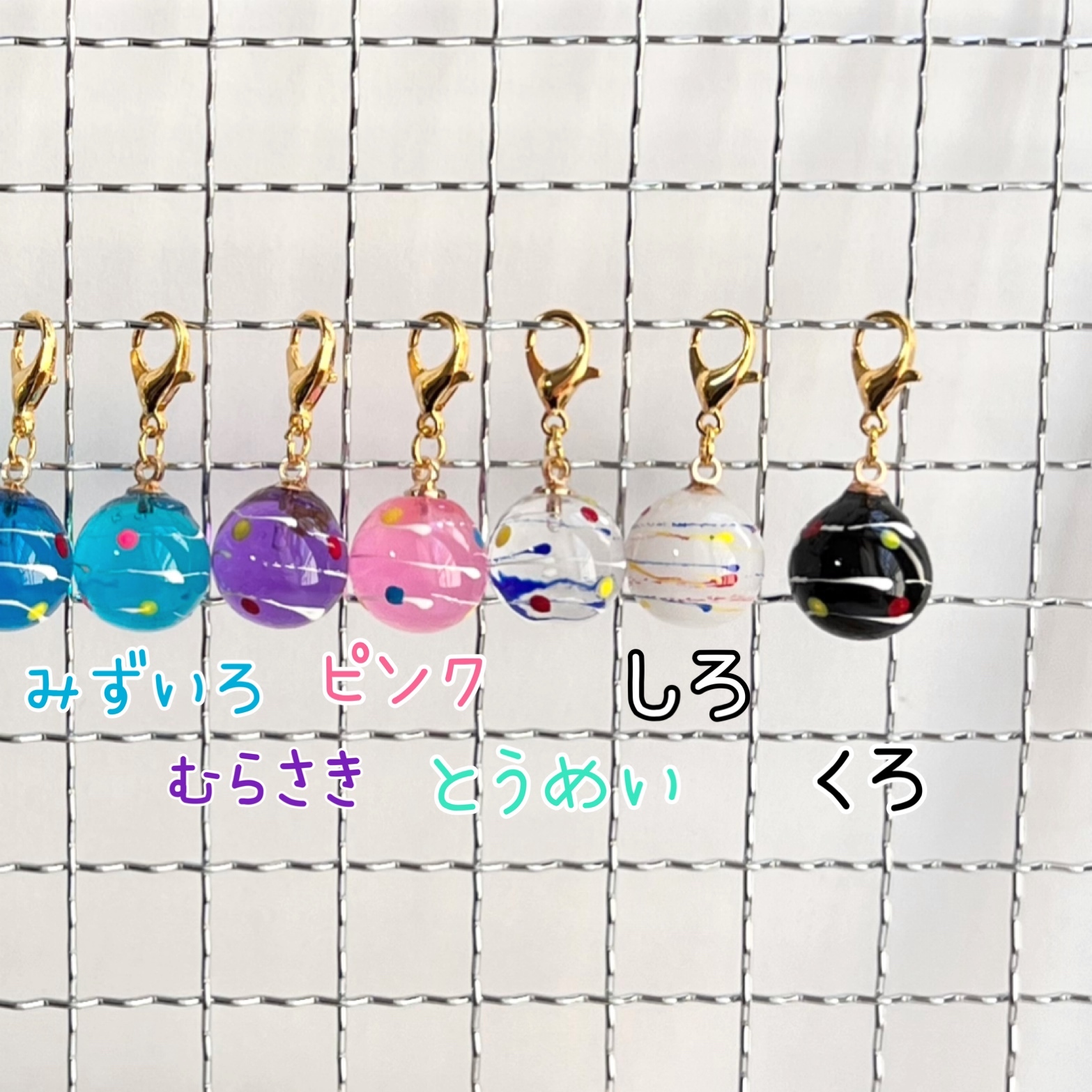 ヨーヨー(水風船) チャーム ストラップ 1色ver. - KOTO | minne