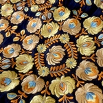 [幅100cm✖︎長さ45cm]インドシルク生地、インド刺繍