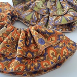 oriental paisley bib