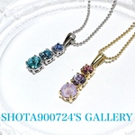 ［再販2］貴和クリスタル　トライアングルビジューネックレス　#minne_new