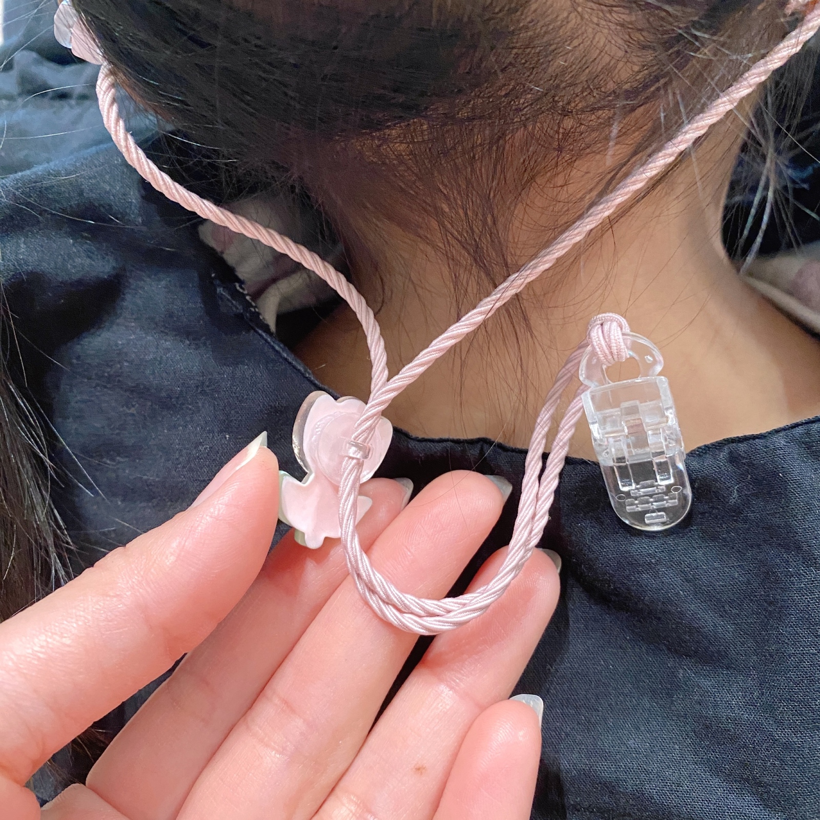 No.2 補聴器・人工内耳 落下防止ストラップ - mignon. | minne