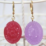 ドロップCandyピアス:) ぶどう・いちご味