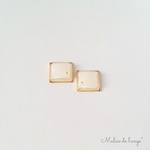 レトロ可愛い雰囲気♡elegant square pierce(各種)