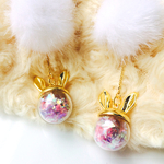 2wayファーうさぎピアス