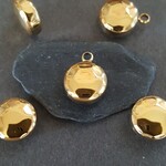 [1pcs] オール ステンレス キャンディ サークル パーツ マルカン付 ゴールド イオンメッキ ニッケルフリー サージカルステンレス 金属アレルギー対応