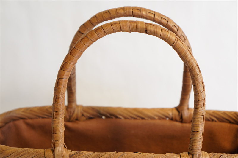 山葡萄 籠 かごバッグ 網代編・未使用品・やまぶどう籠・美品