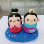 ＜コさまの＞☆七夕飾り☆とオペラを唄うカエルくん