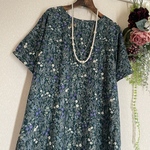 ボタニカルflower💠ドルマンチュニック👗