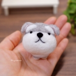 【再販80匹目】手乗りシュナウザー  Schnauzer