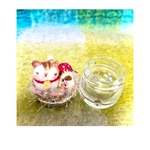 瓶の蓋になった猫ちゃんの小瓶