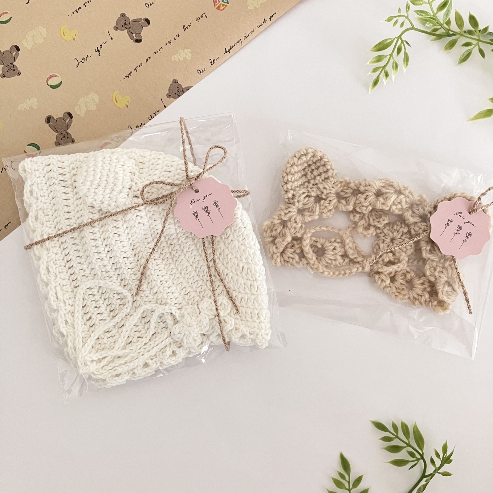 節分ベビーボンネット☆新生児～2歳サイズ 赤鬼 ツノ - rumo's room