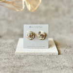 彩-irodori-❖雪色(白色)❖水引とビジューの華やかピアス/イヤリング〜結婚式、卒業式、成人式、推し活、花火大会、七五三ママ〜