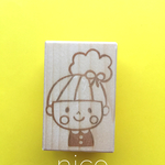 nico＊消しゴムはんこ＊おだんごちゃん