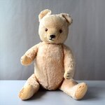 【10%OFF済｜10/31(木)迄】ドイツから  テディベア Teddy Bear 全高49cm 手足可動式 ぬいぐるみ フィギュア _240530 ig3982