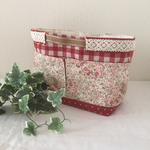 バッグすっきり☆たっぷり収納バッグインバッグ☆ペイズリー