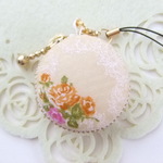 花P/マカロンコインケース(マカロンポーチ)ストラップ付