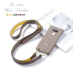 幅広ショルダー　スマホショルダー　バイカラー　本革　アンドロイド　iPhone　AQUOS　Galaxy　Xperia　Googlepixel　OPPO #mm00001217