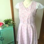 "SAKURA"総レースが華やかなワンピース【avenir】