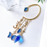 月蜜蝶の耳飾り[Sapphire blue]