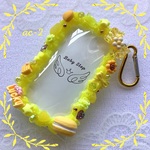 【ホイップデコ】カラビナ付きアクスタケース：黄色