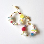 tsubomi hoop ピアス/イヤリング