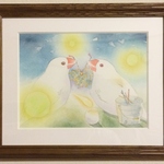 【売約済み】原画 「想いも花火のように・・・」　★こちらの原画は売約済みの為、ご予約のお客様のみご購入可能です。