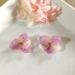 ひとひらあじさいのピアス&イヤリング