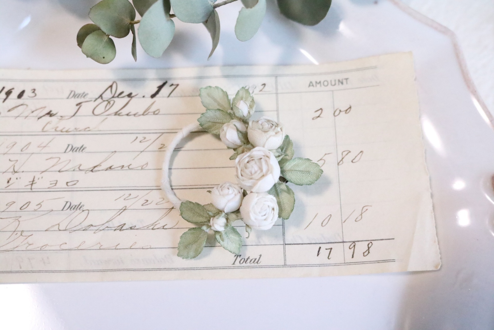 布花作品♡チャーミングな薔薇たち 布花作品♡チャーミングな薔薇たち