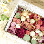 gift *S size* ピンクのドライフラワーボックス 【 送料無料 】 #514