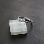 ゾイサイト　6爪CZリング　SILVER925　
