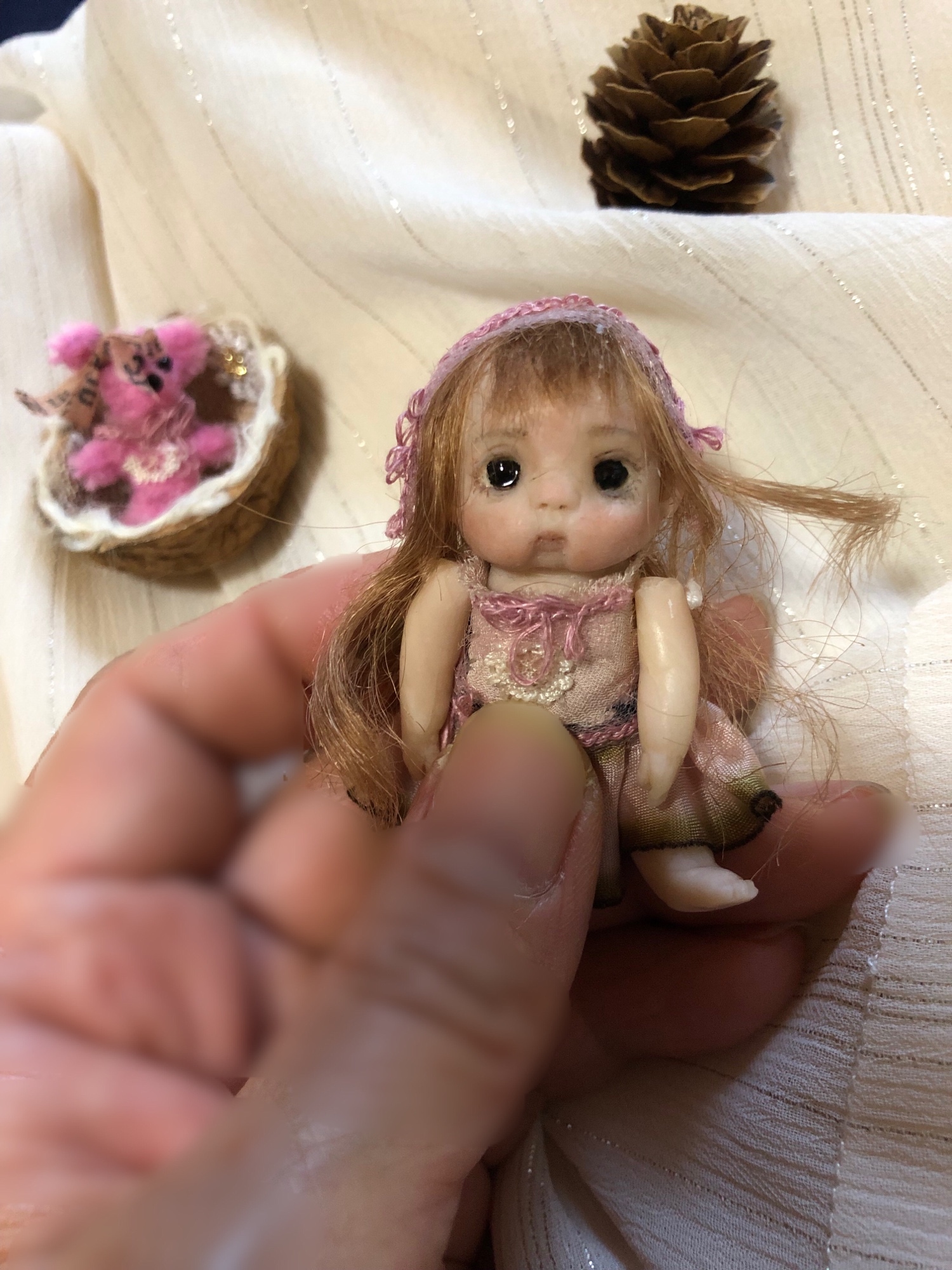 樹脂粘土　ハンドメイドの小さな女の子 樹脂粘土 ハンドメイドの小さな女の子 - YUYUYU031'S GALLERY