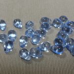 チェコガラス(薄いブルー）7×5ｍｍ　P-5