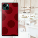 強化ガラス iPhone ケース スマホケース iPhone 13 14 mini se pro max plus ドット