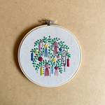 刺繍フレーム　七夕