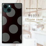 ドット【強化ガラス】 iPhoneケース mini se pro max plus