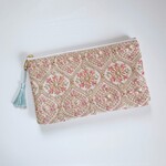 〚母の日〛インド刺繍＊フラットポーチ　　プレゼント　
