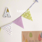 kapiko様専用  北欧の風 フラッグガーランドリボンtype
