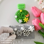新品 和菓子 抜き型・押し型セット 和菓子道具 睡蓮の花セット Y-983 984PL Y-985 986PM Y-987 988PS