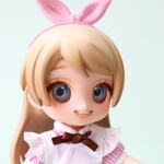 ねんどろいどどーる かすたむフェイスパーツ（peach）（フェイスパーツ＋おまけレジンアイのみ）