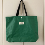 ラミネートトートバック　グリーン　大サイズ