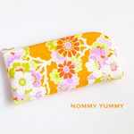 L字ファスナー長財布   Spring in Tangerine ＊132＊