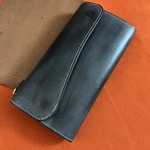黒　ブラック　長財布 本革 ブライドルレザー メンズ ヌメ革　ロングウォレット　レザー  牛革