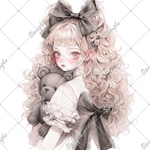 オリジナル人物ステッカー