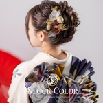 成人式 髪飾り 椿 アメリカンフラワー かすみ草 水引 ヘッドドレス ヘアアクセサリー ウェディング 結婚式 卒業式 白無垢 色打掛 和装 袴 浴衣 髪飾り 紅白 ゴールド