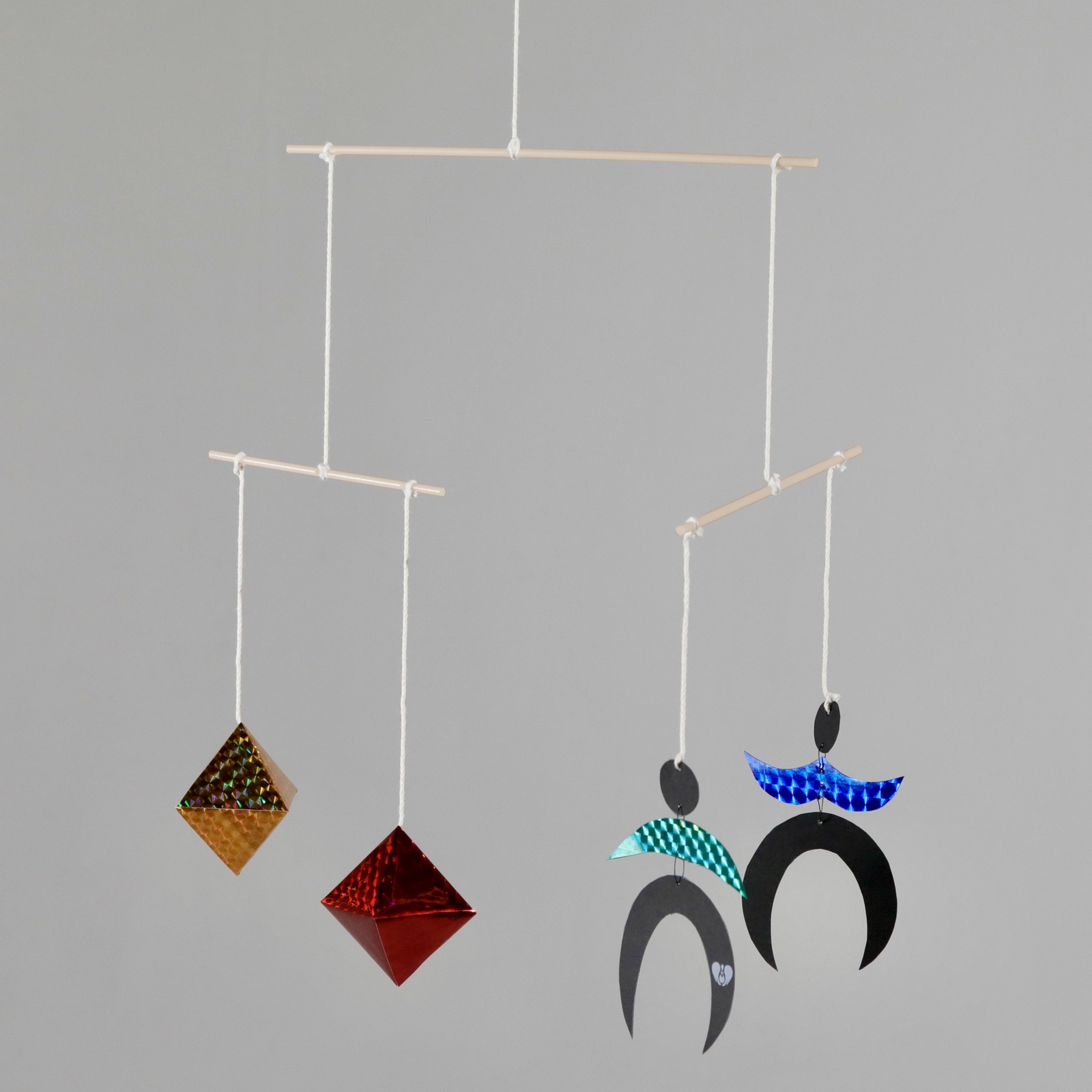 製作キット】ムナリダンサー八面体モビール3セット モンテッソーリ