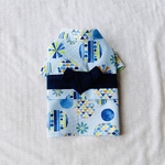 ペット浴衣★鞠模様/ブルー